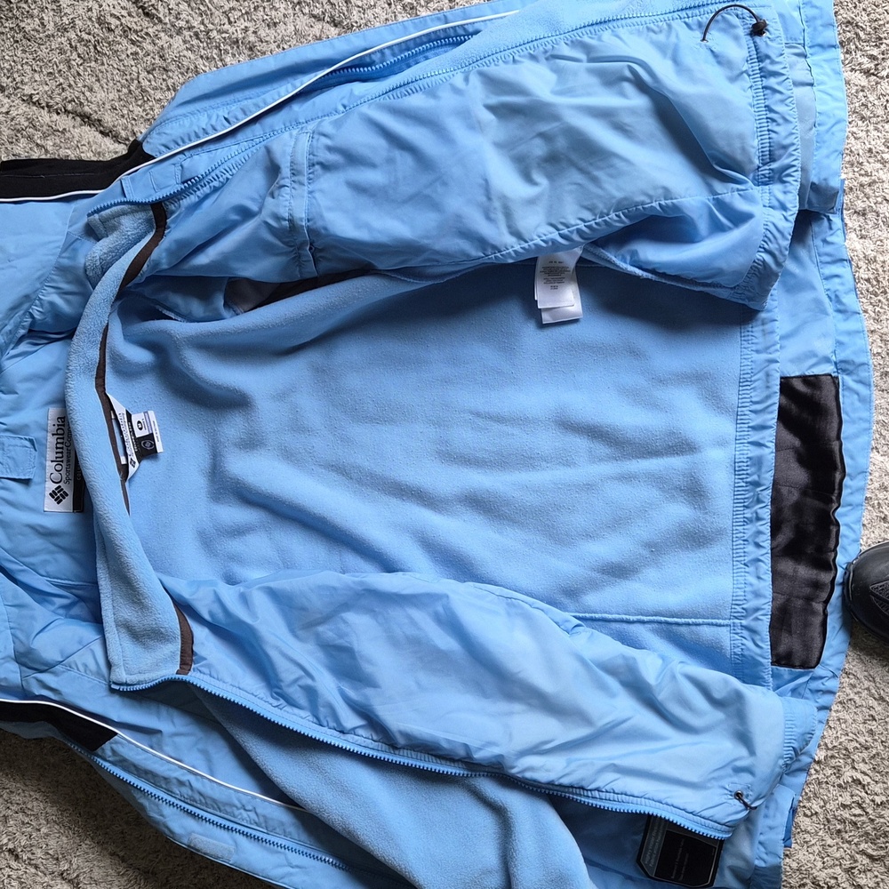 Columbia 3 In 1 Interchange Jacket Complete Women's Size M Blue - Picture 15 of 16